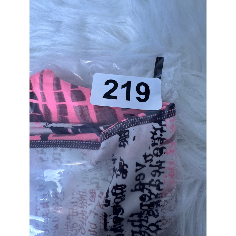 Calvin Klein Performance Womens XL Pink Graphic Palm Print Cropped Leggings WICK - Picture 7 of 7
